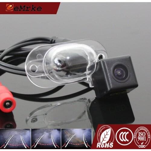 EEMRKE For Nissan Paladin Roniz Xterra 2005-2015 CCD HD Car Rear View Camera With Tracks Reversing Guidance Trajectory