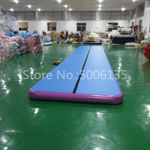 2020 10M Big Size Inflatable Gymnastics AirTrack Tumbling Air Track Floor Trampoline for Home Use/Training/Cheerleading/Beach