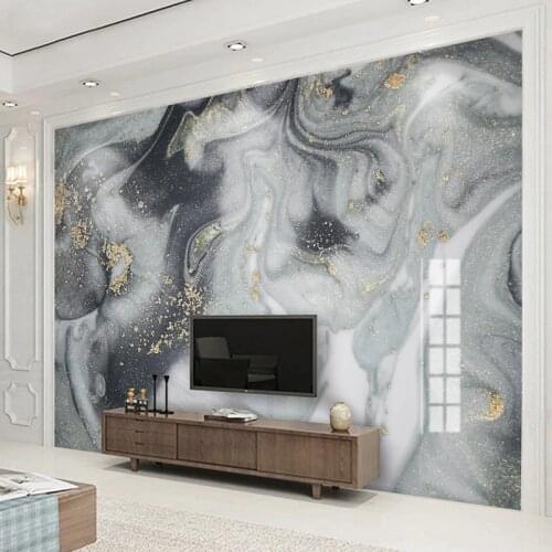 Custom 3D Wallpaper Mural Modern Marble Texture Art Wall Painting Study Living Room Sofa TV Background Photo Wall Paper Bedroom
