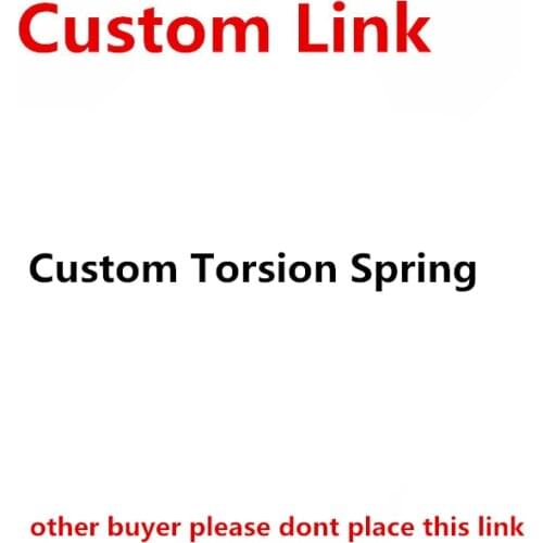 Custom torsion spring