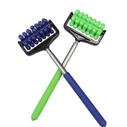 4 Colors Back Scratcher Telescopic Massage Case Adjustable Handy Stainless Steel Pen Clip Pocket Scratching Kit Dragon Claw