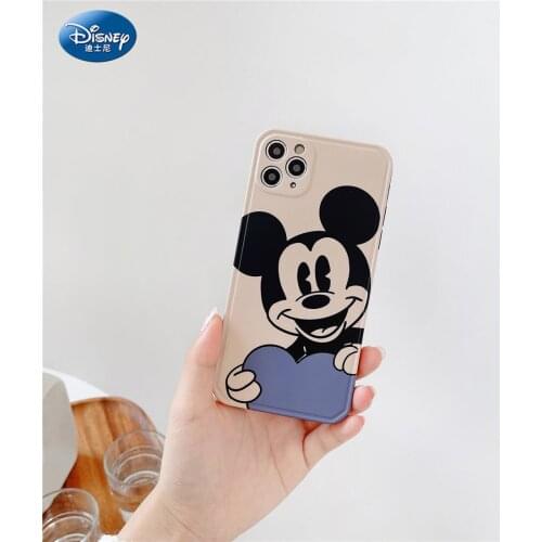 DISNEY 2021 Mickey Case for IPhone 11 12 Pro Xs Max iPhone SE 2020 7 8 Plus Cute Phone Case 360 Full Cover zz0520-12