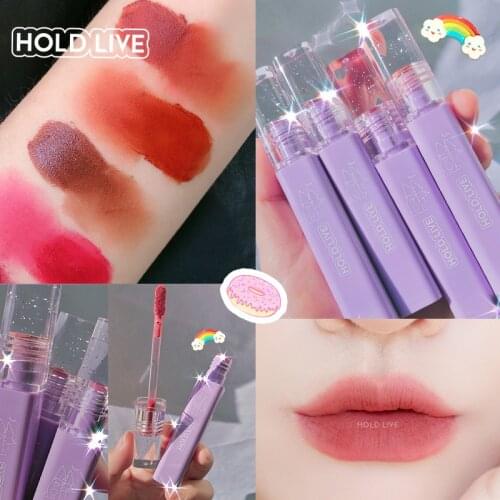 HOLD LIVE Huda Beauty Original Liquid Lipstick Set Liptint Velvety 10 Colors Longwear High Pigmented Make Up Lip Gloss Kit Girls