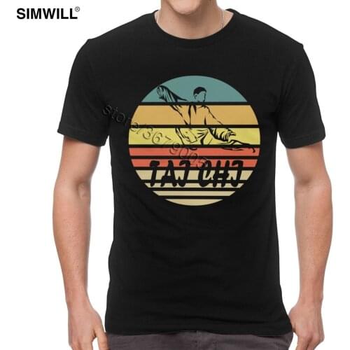 Tai Chi Chuan T-shirt Men Short Sleeved Cotton Chinese Kung Fu Tees Top Taiji Quan T Shirt Retro Summer Graphic Tshirt