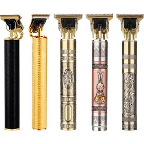 Professional Hair Clipper Buddha Barber Sculpture Razor USB Rechargeable hair Beard trimmer Men Hair haircut Machine