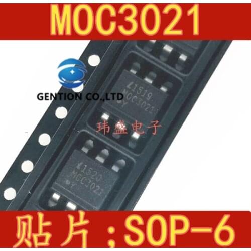 20PCS MOC3023 MOC3021 black light baoguang decoupling SOP6 EL3021 EL3023 in stock 100% new and original