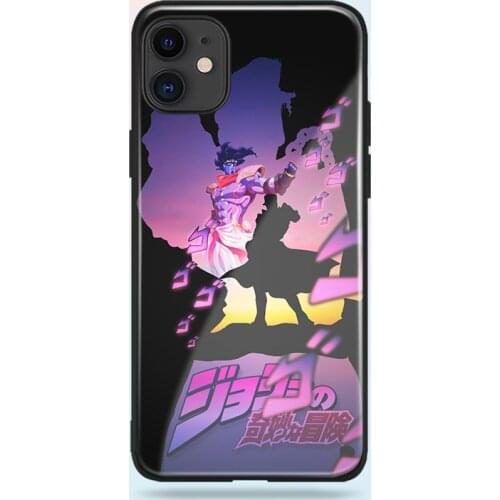 Jotaro Kujo Star Platinum jojos anime soft silicone glass For iPhone SE 6 6s 7 8 Plus X XR XS 11 Pro Max phone case cover shell