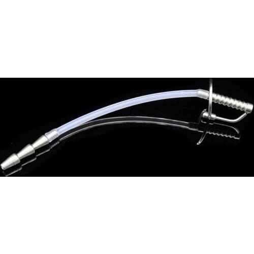 Soft Tube Urethral Dilator Stimulator Penis Catheter Stainless Steel Uretral Sounding Masturbators BDSM Sex Toys For Men