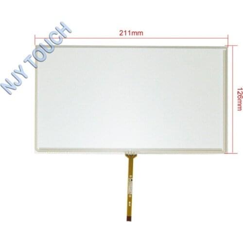 New 9inch 4 Wire Resistive 211x126mm Touch Screen Panel Digitizer for TFT AT090TN10 HSD090IDW1 Panel