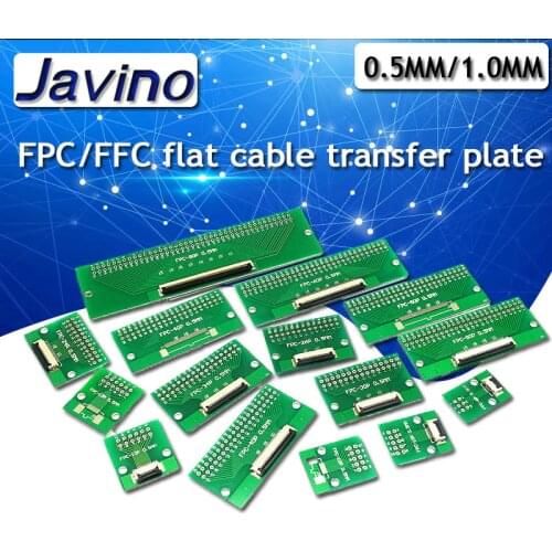 FPC/FFC flat cable transfer plate is directly inserted DIY 0.5 mm 1mm spacing connector 6P/8P/10P/20P/30P/40P/60P