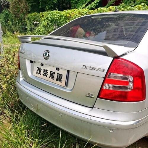 Suitable for Skoda Octavia spoiler, high-quality ABS material is suitable for Skoda Octavia sports spoiler 2006-2014 model