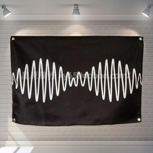 "Arctic Monkeys" Rock Music Poster Banners Bar Cafe Hotel Theme Wall Decor Hanging Art Waterproof Cloth Polyester Fabric Flags
