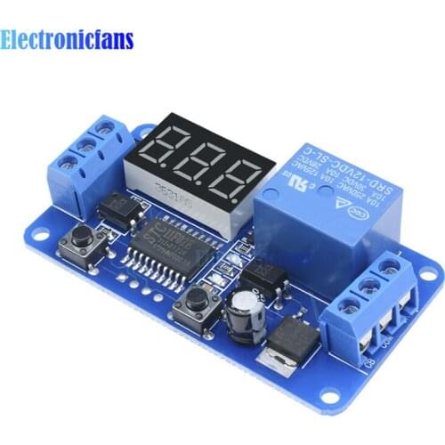 DC 12V Time Delay Relay Trigger Cycle Delay Timer Control Switch Module PLC Home Automation WS16 LED Digital Display