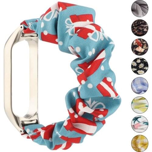 Elastic Band Watch Bracelet For Xiaomi Mi Band 5 Strap Replaceable Mi band 5 correa Wristband Breathable Watchband For Miband 5