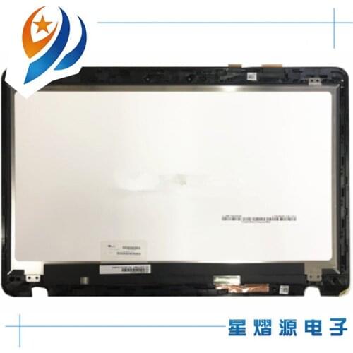 LTN156FL02-101 LCD Touch Screen Digitizer Glass Assembly with BLACK Frame Replacement For ASUS UX560UX UX560 P/N 90NB0CE1-R20010