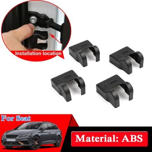 Car Styling Door Check Arm Protection Cover For Seat Leon Teledo Ibiza MII Exeo Arona Ateca Car Door Lock Protective Cover