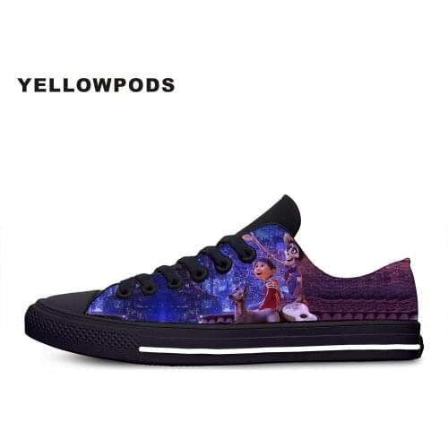 Flats Classic Canvas Shoes Cute Vogue Handiness Funny Movie Coco Women Woman White Flats 3D Print Casual Fashion Shoes