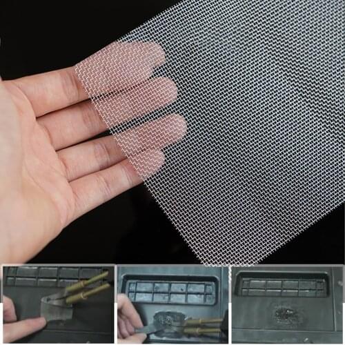 1/2/4PCS Car Bumper Stainless Steel Repair Net Woven Wire Bumper Crack Repair Hole Repairing Air Vent Mesh Net Tools 25*12.5cm