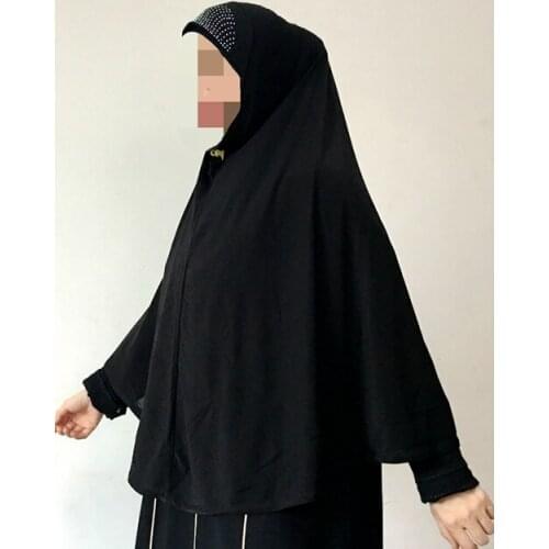 12 pieces/lot) 90cm length big black rhinestones muslim hijab islamic hijab ship by DHL FB0450