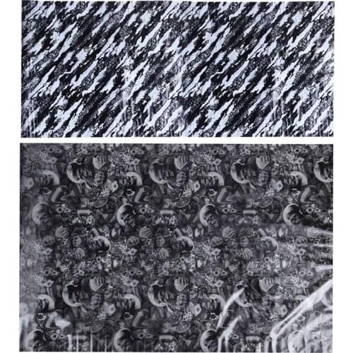 2X Hydrographic Film - Water Transfer Printing - Hydro Dipping- 1 Meter Splatter & Rolling Bones