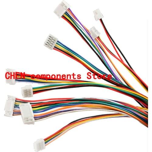 5bars GH1.25 2P/3/4/5/6-12P 15C single/double head 1.25mm pitch electronic wire with lock terminal wire