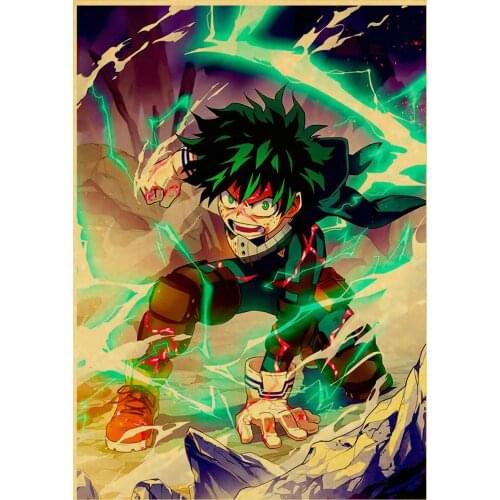 DIY 5D Diamond Painting My Hero Academia Anime poster Full Round Diamond Embroidery Cross Stitch Mosaic room Decor