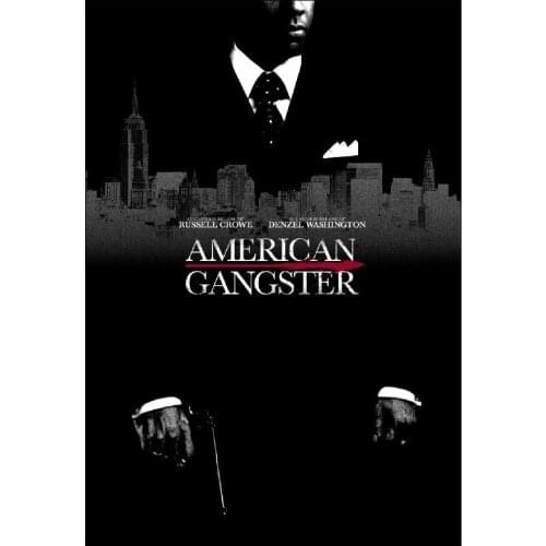 AMERICAN GANGSTER 2007 Classic Movie Denzel Washington Silk Fabric Wall Poster Art Decor Sticker Bright