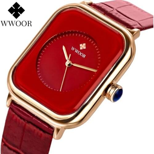 Fashion Top Brand Luxury WWOOR 2021 New Womens Watches Waterproof Quartz Wrist Watch Ladies Casual Simple Clock Montre Homme