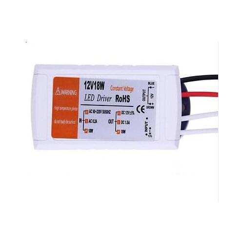 DC 12V 18W Power Supply short circuit protection LED Driver Adapter Transformer Switch For LED RGB Strip 10pcs