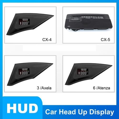 For Mazda 3/6/CX-5/CX5/CX-4/CX4/Axela/Atenza Mazda3 Mazda6 Car Electronic Accessories Head Up Display HUD Safe Driving Screen