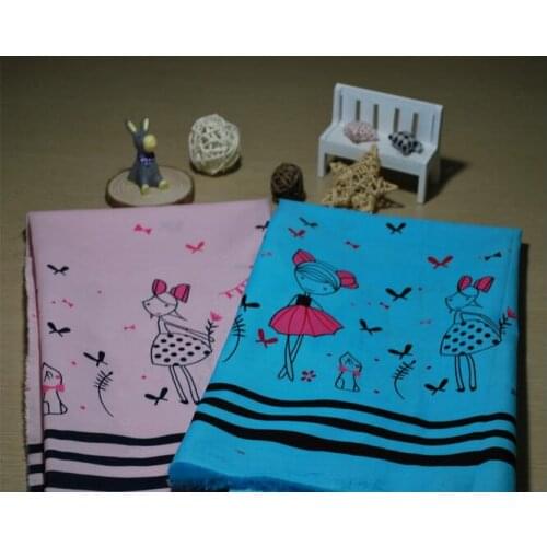 40S cotton flat cloth poplin printed fabric for clothing fabric