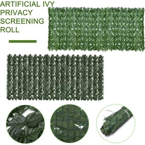 Artificial Fence Green Plant Leaves Net Garden Screening Simulation Green Plants For Indoor Outdoor Backyard Privacy Fence
