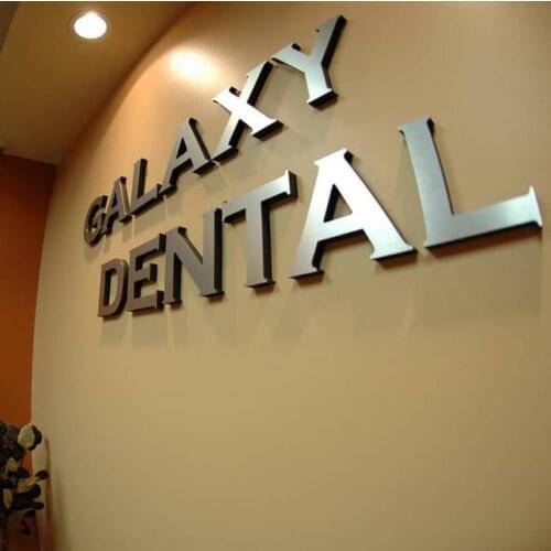 Lobby Signs Acrylic 3D Letter Logo Customer Made Any Color and Design Thickness Low Price