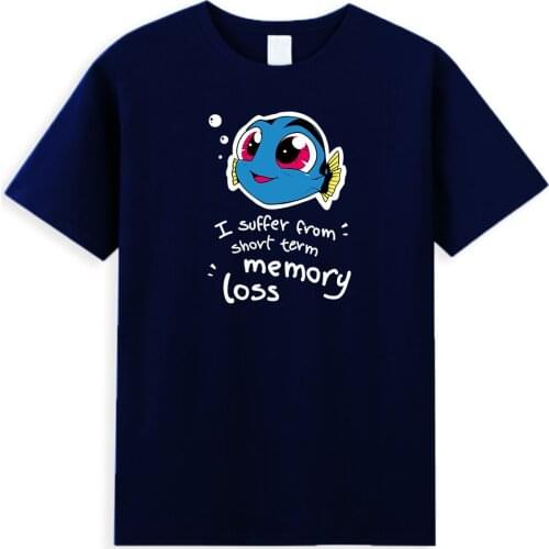 Finding Dory Nemo Men T Shirt Unisex Casual Comfort T-shirt Disney Cartoon Sea Fish Men Clothes Summer Short Sleeve Male Top Tee