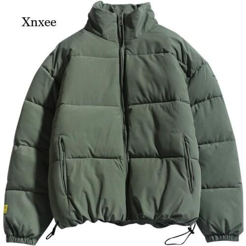 Mens Winter Parka Coat New Stand Collar Men Parkas Quality Brand Warm Thick Jacket Male Solid Color Fashion Casual Clothing