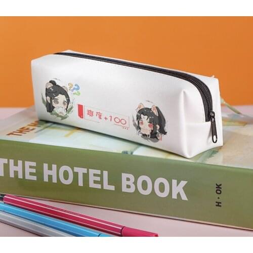 Scum Villain Self Saving System Shen Qingqiu Luo Binghe Cosplay Pen Bag Pencil Case Storage Bag Student Supplies Stationery