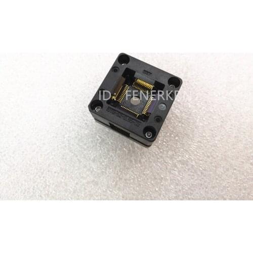 Opentop QFP52 OTQ-52-0.65-03 IC Burning Adapter testing seat Test Socket bench in stock free shipping