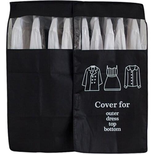 Clothes Hanging Dust Cover Coat Storage Bag Case Protector Clothing Organizer