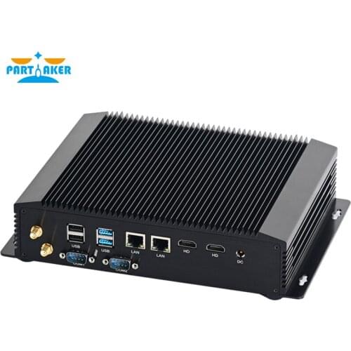Industrial Fanless Mini PC i5 1035G1 i7 1065G7 Windows 10 Pro Win11 2*DDR4 2*Lan 2*HD SIM Card Rugged Computer Desktop PC