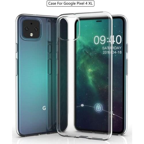 Transparent Silicon Case for Google Pixel 4 Pixel4 for Google Pixel 4 XL XL4 Soft Phone Back Cover Case Capa Etui