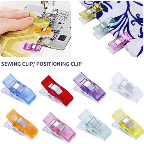 Sewing Clips Multicolor Plastic Clips Fabric Clamps Patchwork Craft Clips Clothing Clips Holder Clip Sewing Accessories
