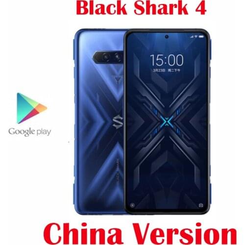 New Original Official Black Shark 4 5G Cell Phone 6.67inch AMOLED 144Hz Snapdragon870 4500Mah 67W Super Charge 48MP Camera NFC
