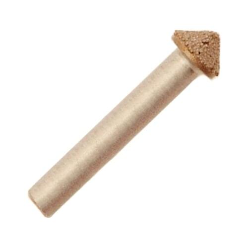 1pc 6*10*4mm cnc router diamond stone carving tool stone engraving machine cutter stone cutting bits A11