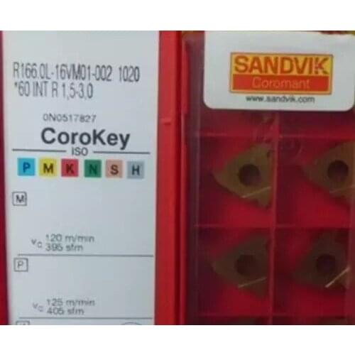 10PCS CARBIDE INSERT R166.0L-16VM01-002-1020