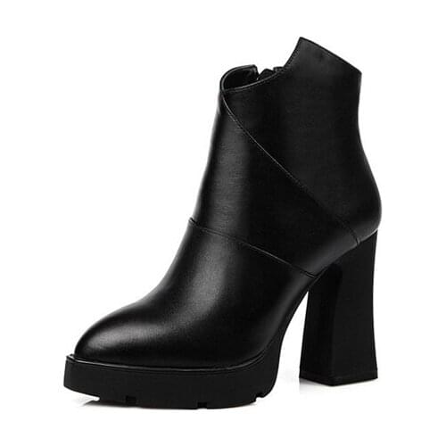 2020 Genuine Leather Winter Boots Women Plate Pattern Lady High Boot Women Winter Boots Luxury Shoes Women Designers