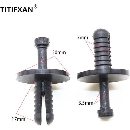 5PCS Car air filter intake pipe inlet tube catheter clamp plastic fastener clip For BMW X1 X3 X5 X6 3/5/7 series