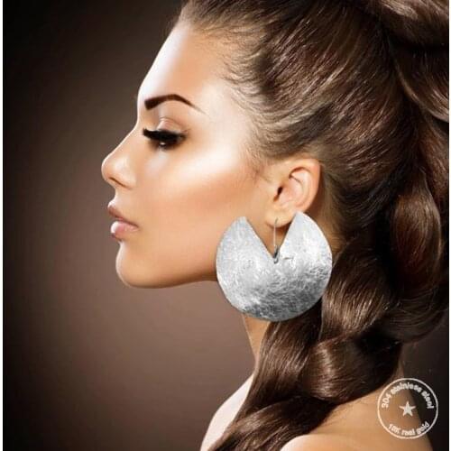 African silver earrings ethnic earrings large hoop earrings hook earrings ladies gifts extra large earrings