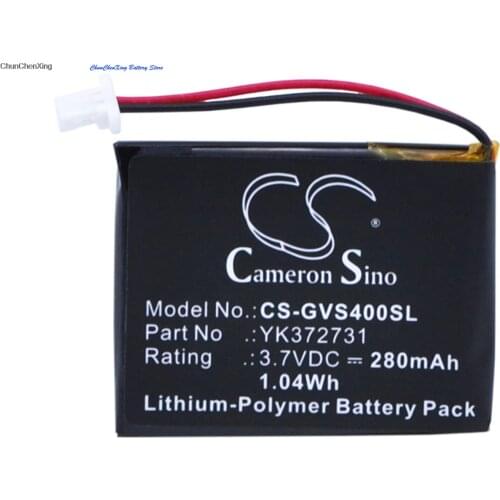 Cameron Sino 280mAh Battery for Golf Buddy GB750,GB900,Voice 2,Voice GPS Rangefinder,Voice Plus,VS4 GPS Rangefinder,VS4 Voice