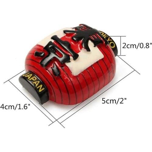 BIG 3D Resin Fridge Magnet Japan Tokyo Home Decoration Refrigerator Magnetic Stickers Decorative Stickers Souvenirs
