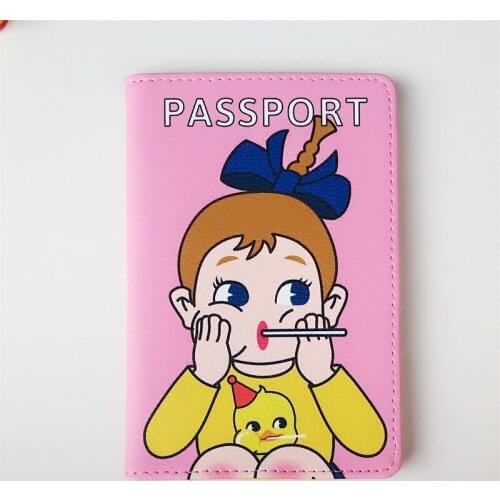 Lollipop girl Brand Travel Journey Document Organizer Wallet Passport ID Card Holder Ticket Credit Card Bag Case Free Shipping